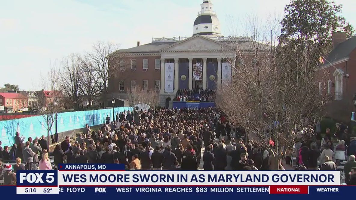 Wes Moore sworn in as Maryland Governor